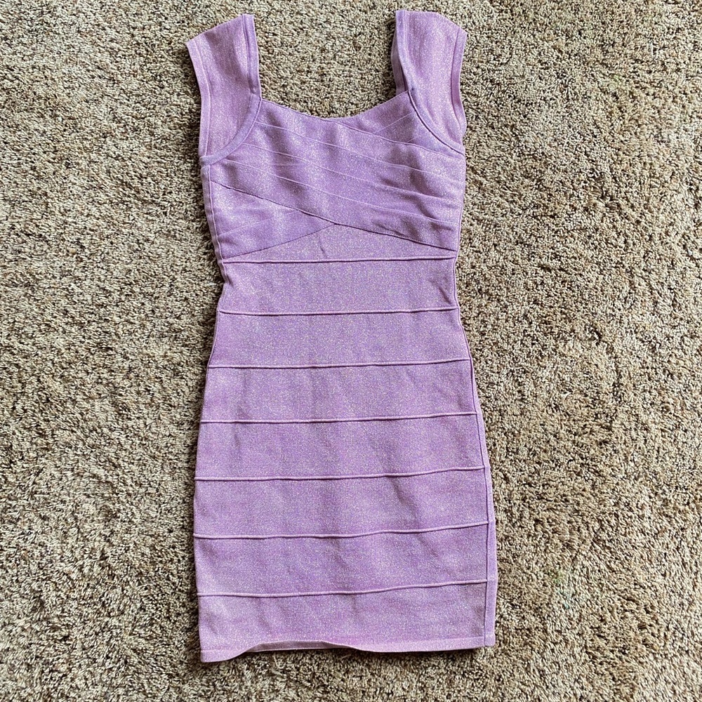 Pink bodycon dress